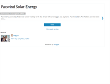 Tablet Screenshot of pacwind-solar-energy.blogspot.com