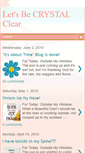 Mobile Screenshot of letsbecrystalclear.blogspot.com