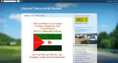 Desktop Screenshot of libertaddemocraciaunidad.blogspot.com