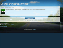 Tablet Screenshot of libertaddemocraciaunidad.blogspot.com