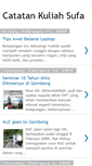 Mobile Screenshot of catatankuliahsufa.blogspot.com