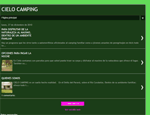 Tablet Screenshot of cielocampingdelta.blogspot.com