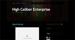 Desktop Screenshot of highcaliberent.blogspot.com