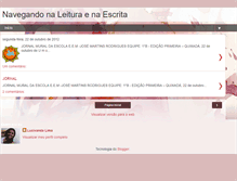 Tablet Screenshot of lendoescrevendonaweb.blogspot.com