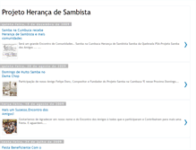Tablet Screenshot of herancadesambista.blogspot.com