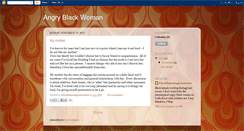 Desktop Screenshot of angryblackwoman.blogspot.com