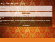 Tablet Screenshot of angryblackwoman.blogspot.com