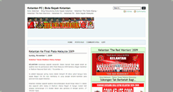 Desktop Screenshot of kelantan-fc.blogspot.com