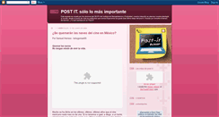 Desktop Screenshot of postit28.blogspot.com