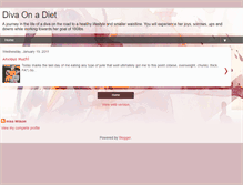 Tablet Screenshot of divaonadiet.blogspot.com