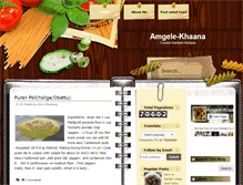 Tablet Screenshot of amgele-khaana.blogspot.com
