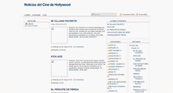 Desktop Screenshot of cinemahollywoodnews.blogspot.com