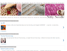 Tablet Screenshot of niftyneedle.blogspot.com
