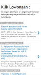 Mobile Screenshot of kliklowongan.blogspot.com