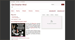 Desktop Screenshot of getsmartermind.blogspot.com