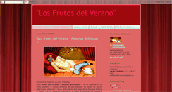 Desktop Screenshot of losfrutosdelverano.blogspot.com