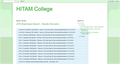 Desktop Screenshot of hitamcollege.blogspot.com