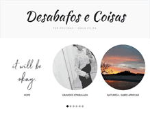 Tablet Screenshot of desabafosecoisas.blogspot.com