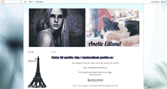 Desktop Screenshot of anetteedlund.blogspot.com