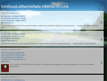 Tablet Screenshot of iuniscuolamarche.blogspot.com