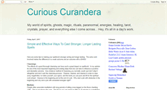 Desktop Screenshot of curiouscurandera.blogspot.com