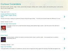 Tablet Screenshot of curiouscurandera.blogspot.com