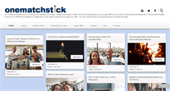 Desktop Screenshot of onematchstick.blogspot.com
