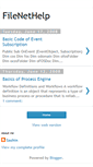 Mobile Screenshot of filenethelp.blogspot.com