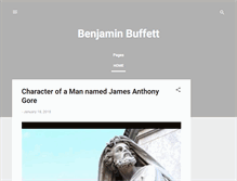 Tablet Screenshot of benjaminbuffett.blogspot.com