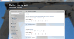Desktop Screenshot of kiszelymate.blogspot.com