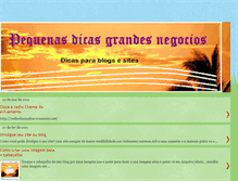 Tablet Screenshot of grandesdicasparablogs.blogspot.com