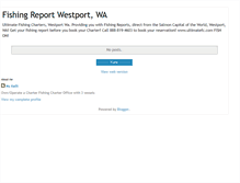 Tablet Screenshot of fishingreportwestportwa.blogspot.com