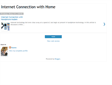 Tablet Screenshot of homeconnected.blogspot.com