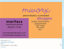 Tablet Screenshot of mworxdesigns.blogspot.com