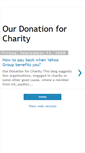 Mobile Screenshot of ourdonationforcharity.blogspot.com