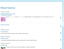 Tablet Screenshot of mixedscience.blogspot.com