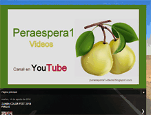 Tablet Screenshot of peraespera1videos.blogspot.com