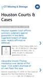 Mobile Screenshot of houston-courts-and-cases.blogspot.com