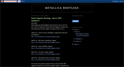 Desktop Screenshot of deathmagneticbootlegs.blogspot.com