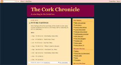 Desktop Screenshot of corkchronicle.blogspot.com