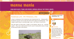 Desktop Screenshot of manna-mania.blogspot.com