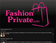 Tablet Screenshot of fashion-private.blogspot.com