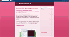 Desktop Screenshot of freelivetvonpc.blogspot.com