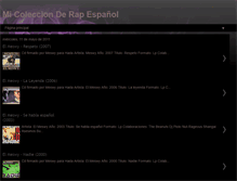 Tablet Screenshot of hada-micoleccionderap.blogspot.com