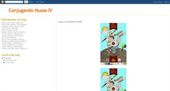 Desktop Screenshot of conjugandomusas.blogspot.com