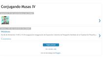 Tablet Screenshot of conjugandomusas.blogspot.com