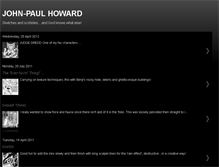 Tablet Screenshot of johnpaulhoward.blogspot.com