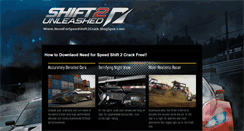 Desktop Screenshot of needforspeedshift2crack.blogspot.com