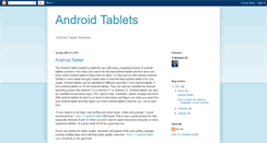 Desktop Screenshot of googleandroidtablets.blogspot.com