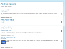Tablet Screenshot of googleandroidtablets.blogspot.com